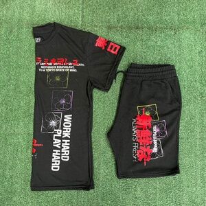 Black streetwear set